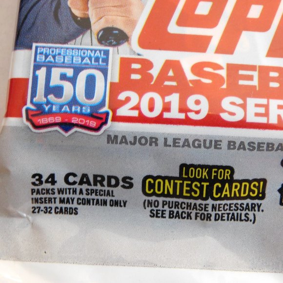 COPY - Topps 2019 Series 1 MLB Baseball Cards - Picture 4 of 4